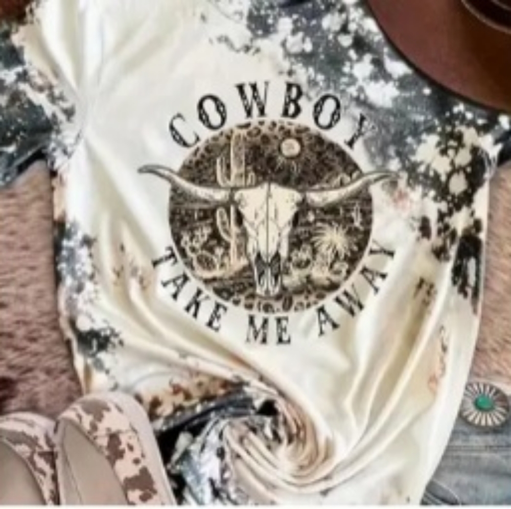 XL XXL Womens Cowgirl Tee Shirt Cowboy Take Me Away Western Country Cowgirl